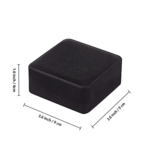 LETURE Velvet Jewelry Box Set - 2 Classic Bracelet Holders