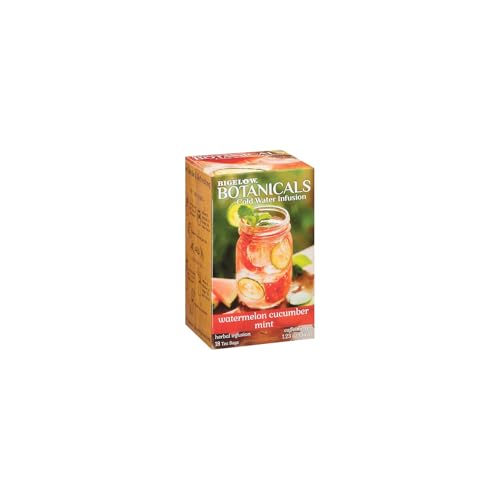 Bigelow Botanicals Watermelon Cucumber Mint Cold Water Infusion Tea Bags - 18 Count