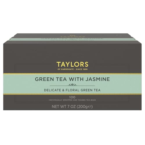 Taylors of Harrogate Green Tea with Jasmine, 100 Count