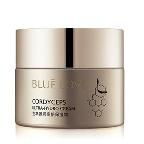 BLUE LOVE Cordyceps Hydrating Face Cream - Non-Greasy Moisturizer