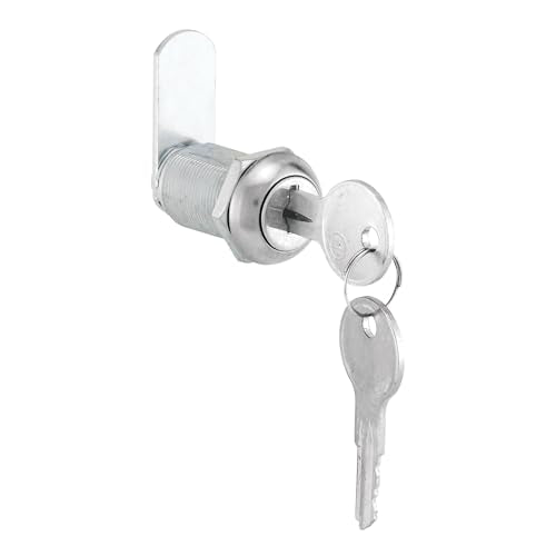 Prime-Line Drawer & Cabinet Lock - 1-1/8 inch, Fits 13/16 inch Panels, Keyed Different Security