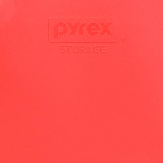 Pyrex 7200-PC 2-Cup Red Food Storage Replacement Lids - 2-Pack