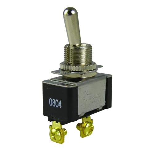 Gardner Bender GSW-11 Heavy-Duty Toggle Switch, SPST, 20A