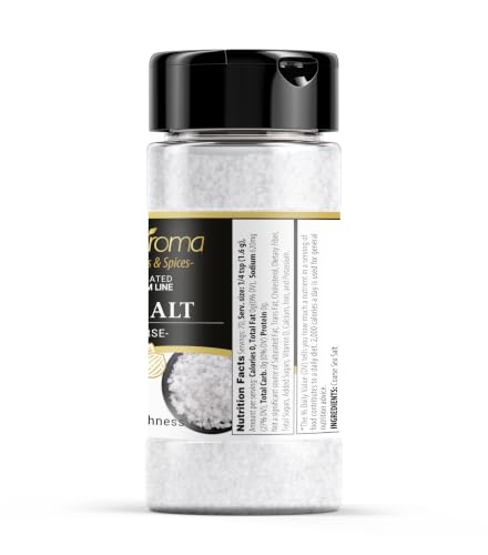 GranAroma Coarse Sea Salt 4 oz - Finishing Salt and Bath Additive