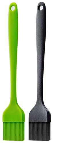2 Pack Silicone Basting Brushes - Heat Resistant & BPA Free
