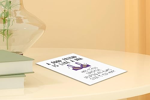 Funny Best Friend Greeting Card - Humorous Card for Girlfriends