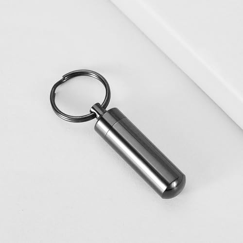 Cremation Jewelry Keychain for Ashes Women Men Memorial Keepsake Cylinder Vial