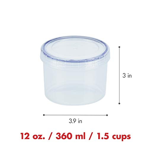 LocknLock Easy Essentials 12 oz Twist Food Storage Container - Airtight, BPA-Free