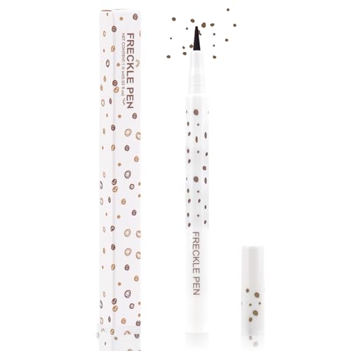LYRADEW Faux Freckle Pen - Waterproof Long-Lasting Fake Freckles Stamp 02 Natural Coffee