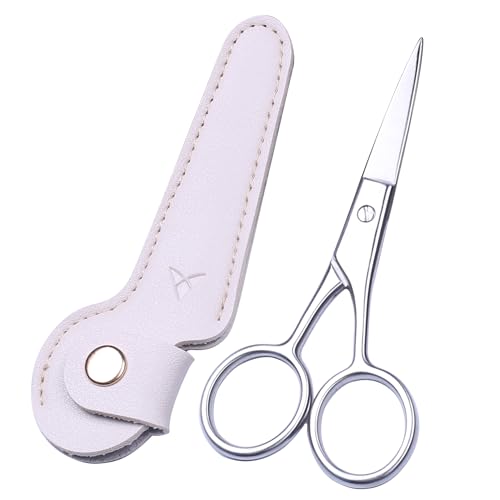 Takesy Stainless Steel Eyebrow Scissors 4.0 Inch Small Beauty Trimmer