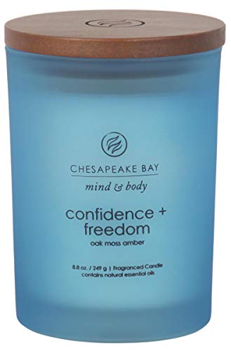 Chesapeake Bay Candle Confidence + Freedom Scented Candle 8.8oz - Mood-Enhancing Fragrance, Spa-Like Glass, Made in USA