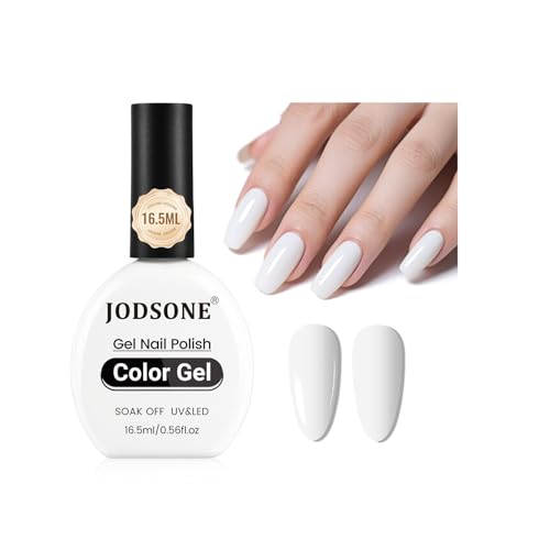 JODSONE White Gel Nail Polish 16.5ml UV LED Curing Salon Manicure