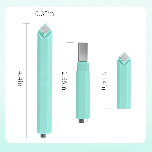 4-in-1 Cat Eye Nail Magnet Pen - Multi-Functional Nail Art Tool (Green)