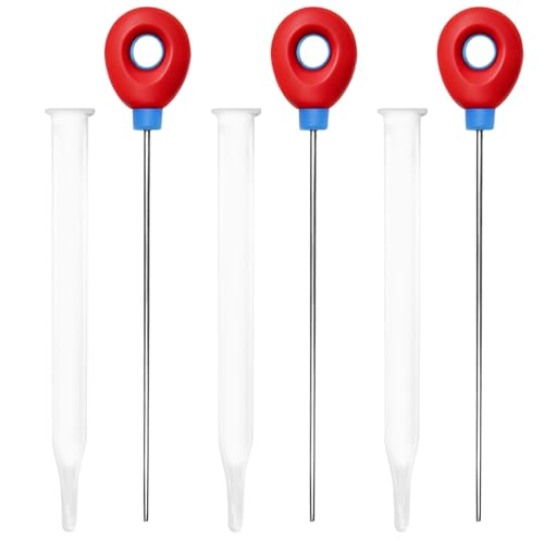 3-Pack Stainless Steel Cake Tester Reusable Doneness Testing Skewers for Baked Goods