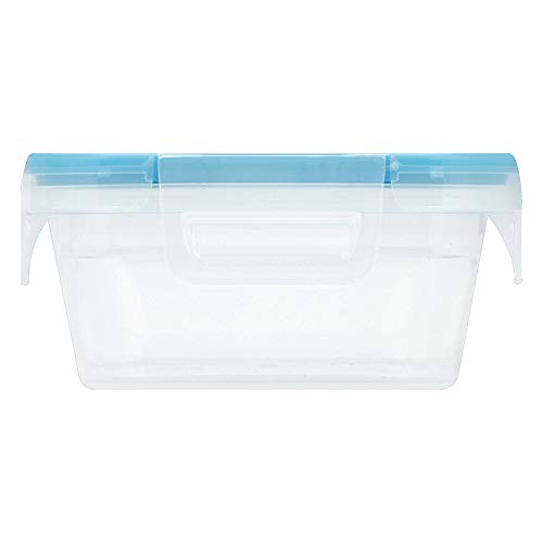Snapware Plastic Total Solutions (5-Pack, 3 Cup) Food Storage Containers Set, Airtight & Leakproof Plastic Locking BPA-Free Lids Tupperware, Freezer Dishwasher Microwave Safe