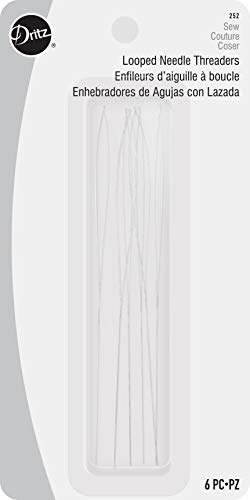 Dritz Looped Needle Threaders 6-Pack - Silver for Serger & Beading