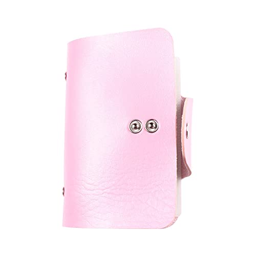 FingerAngel Pink Nail Stamping Plate Organizer Holder Case 20 Slots