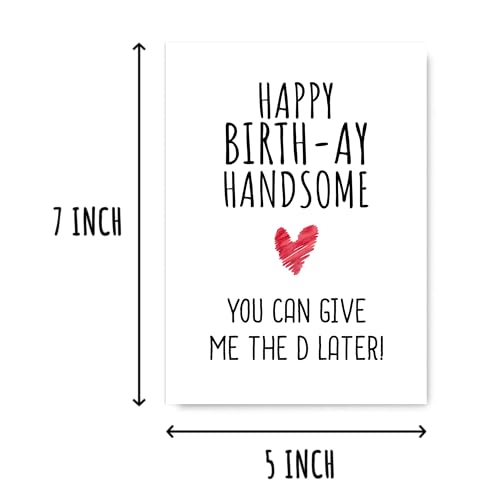 Funny Birthday Card - Happy Birthday Gift for Him/Her - 5x7