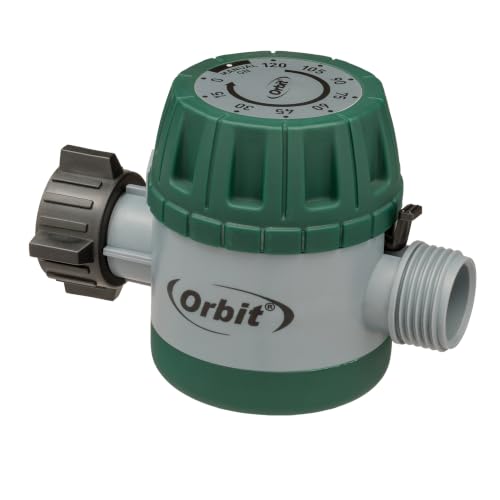 Orbit Mechanical Water Timer - Adjustable Hose Faucet Timer (Color Varies)