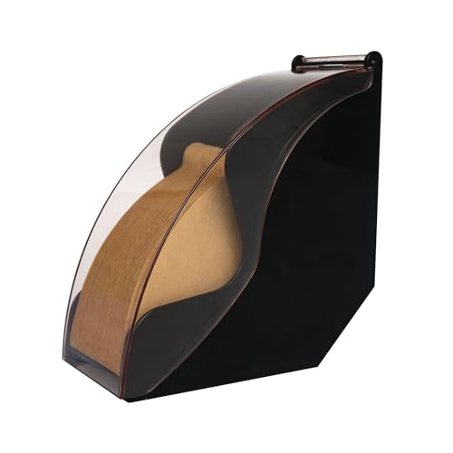PADELE Black Coffee Filter Holder - Countertop Dispenser for 8-12 Cup Filters