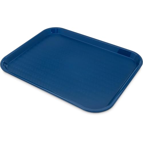 Carlisle Fast Food Tray - 14x18 Durable Cafeteria Tray, Blue