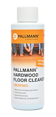 Pallmann Hardwood Floor Cleaner Concentrate - 4 oz Residue-Free Solution