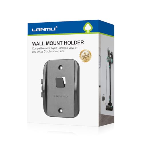 Wall Mount Holder for Wyze Cordless Vacuum - Space-Saving Hanger
