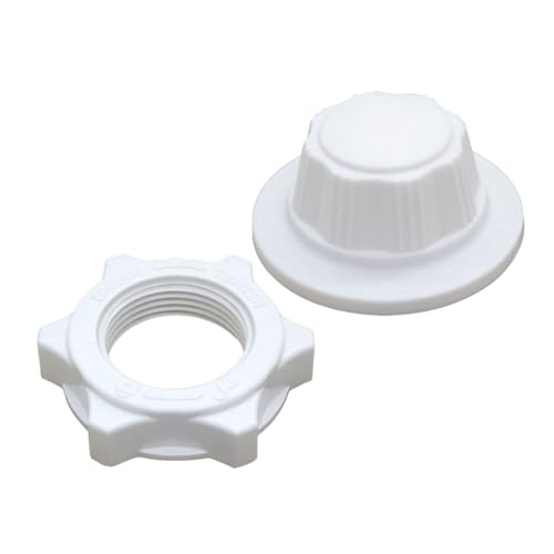 M8 Fan Fixing Nut - Colorless Hexagonal Flat Head Industrial Spare Part