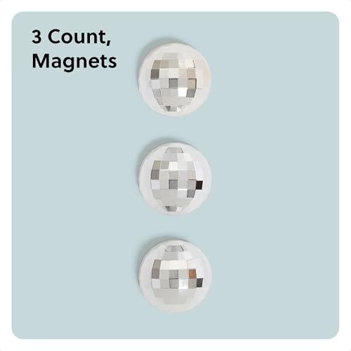 Disco Ball Magnets Set of 3 - Fun Locker & Fridge Decor