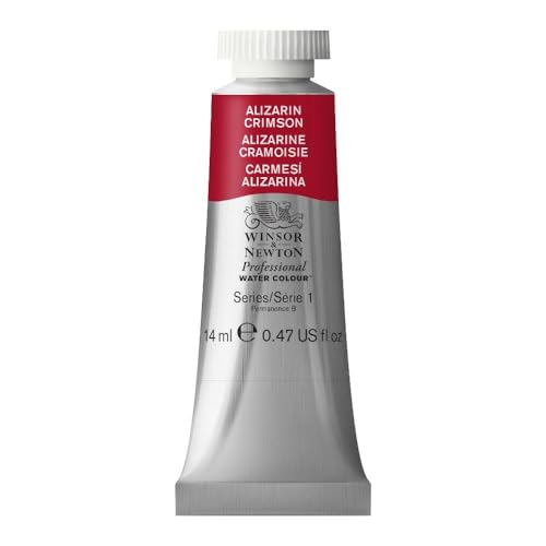Winsor & Newton Professional Watercolor - Alizarin Crimson, 14ml Tube
