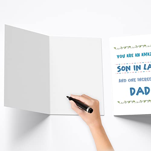 Spercy Inspirational Father's Day Greeting Card for Family