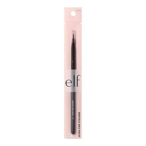 e.l.f. Ultra-Fine Eyeliner Brush for Precision Liquid and Gel Makeup