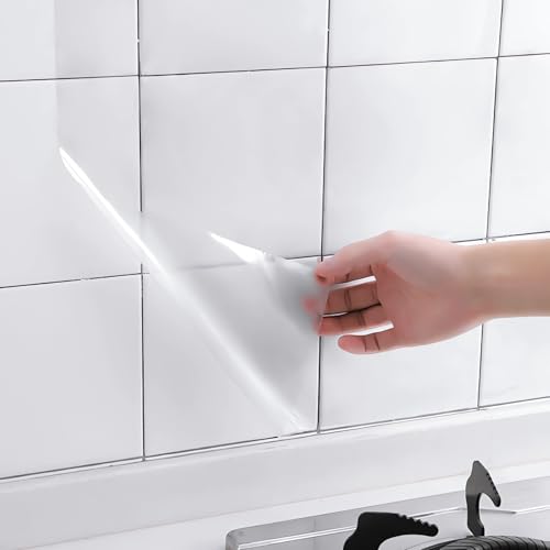 Clear Contact Paper Roll 17.7" x 118" - Self-Adhesive Protective Film
