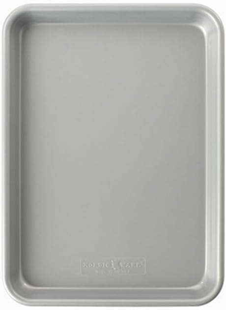 Nordic Ware Brilliant™ Quarter Sheet Pan - Nonstick, PFAS-Free, 13x10 Size with Reinforced Steel Rim