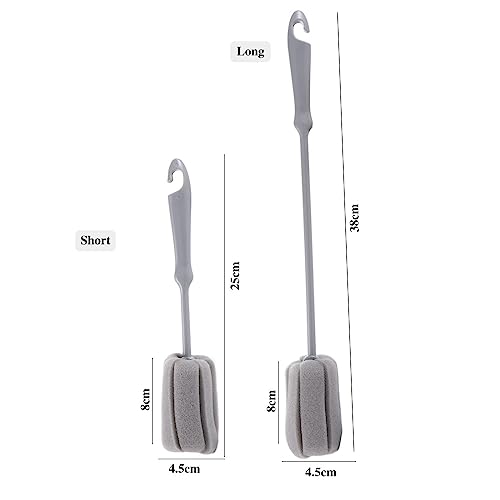 Vctitil 2 Pcs Sponge Cleaning Brush Set for Mugs & Bottles