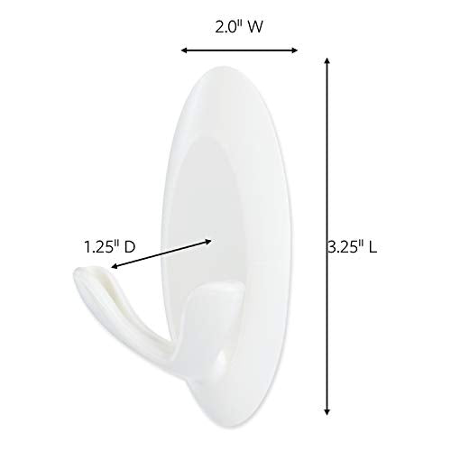 Command 3M Quartz Double Hook - Easy to Use Wall Hook