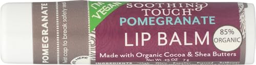 Soothing Touch Pomegranate Organic Vegan Lip Balm 0.25 oz