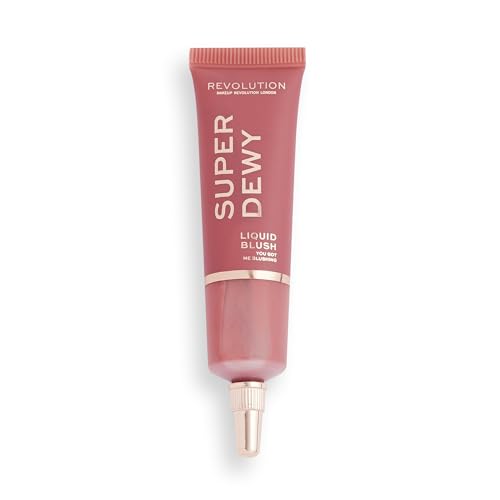 Revolution Superdewy Liquid Blush - You Got Me Blushing 0.5 fl oz