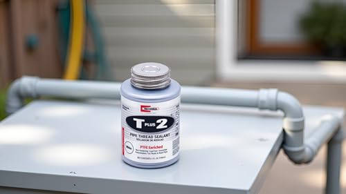RectorSeal T Plus 2 Pipe Thread Sealant, PTFE Enriched, 4 oz Non-Hardening