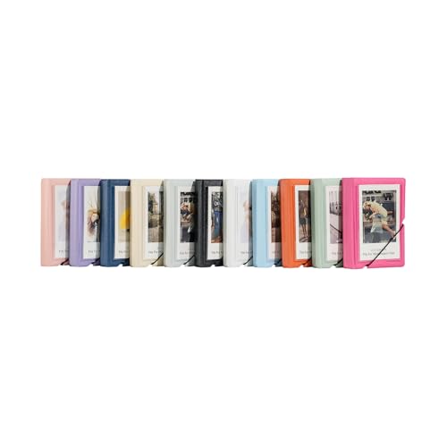 GOLDBARLEY 2x3 Mini Photo Album - 28 Pocket Portable Wallet for Instax, Polaroid & Kodak Prints