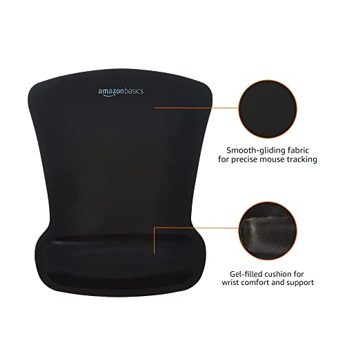 Amazon Basics Ergonomic Mouse Pad with Wrist Support - 20 Pack