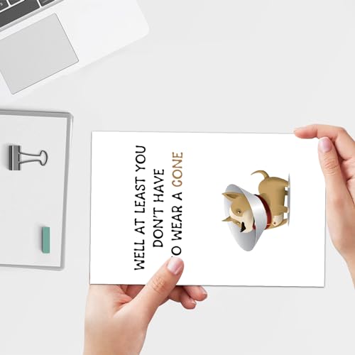 Joycard Humorous Recovery Greeting Card - Funny Comfort & Support