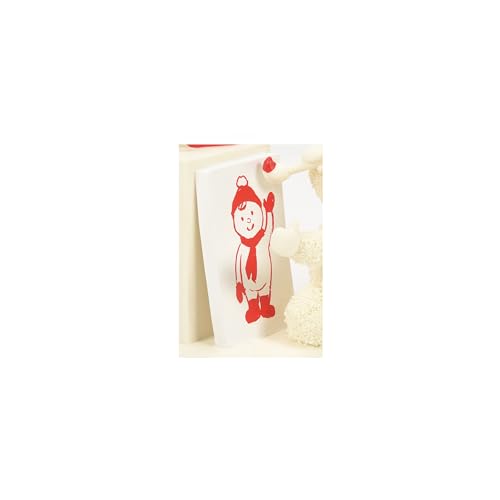 Snowbabies Christmas Figurine Set - Handmade Santa Portrait Collectible