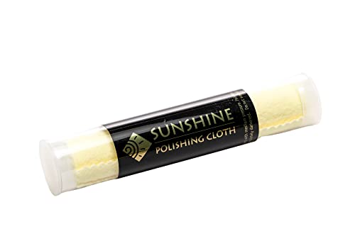 Sunshine Professional Polishing Cloth for Sterling Silver, Gold, and Brass