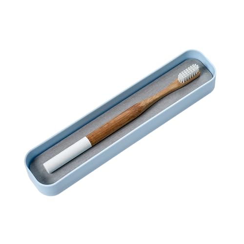 madesmart Blue Drying Stone Toothbrush Tray - Hygienic & Space-Saving