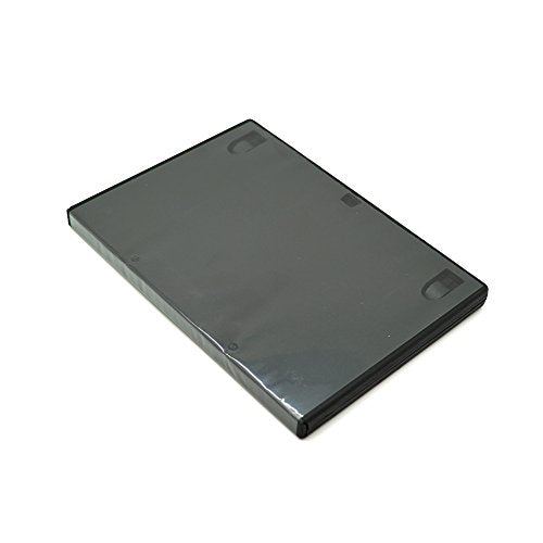 Maxtek 14mm Standard DVD Cases - Single Disc Storage with Clear Sleeve, 5 Pack