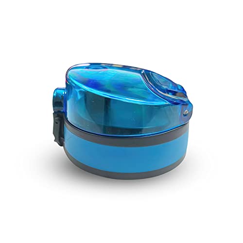 34HD Blue Replacement Lid and White Filter 32OZ Water Bottle, Leakproof with Silicone Sealing Ring, Lids Covers for 3.54in Diameter Water Bottle Christmas Gift