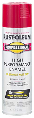 Rust-Oleum Professional High Performance Spray Paint, Gloss Regal Red, 15 oz