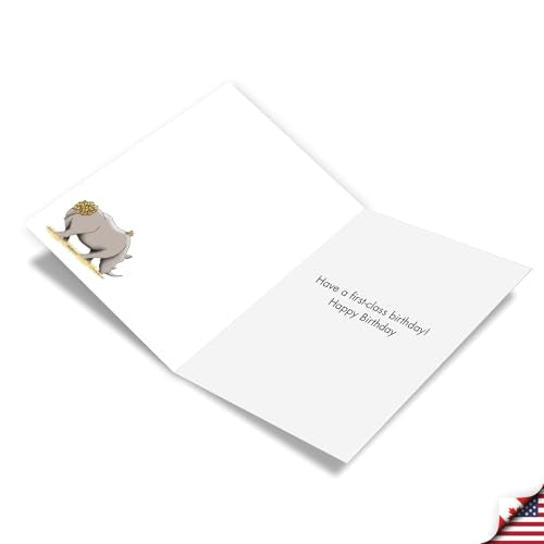 Funny Birthday Card - First-Class Birds - Under Attack with Envelope - NobleWorks