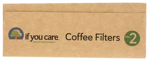 If You Care No. 2 Coffee Filters - 100 Count, Eco-Friendly & Durable